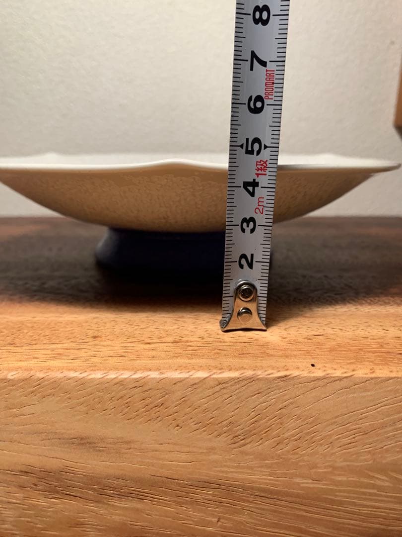 名工 馬場真右エ門 藍染水滴 藍染水滴 台皿 有田焼 真右ェ門窯 6枚