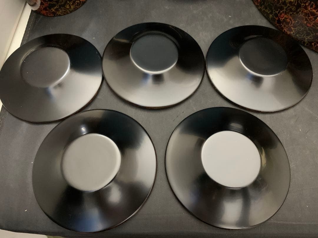 新品未使用 津軽塗 天然木伝統工芸品 茶道具セット 茶びつ茶托茶筒茶匙急須台