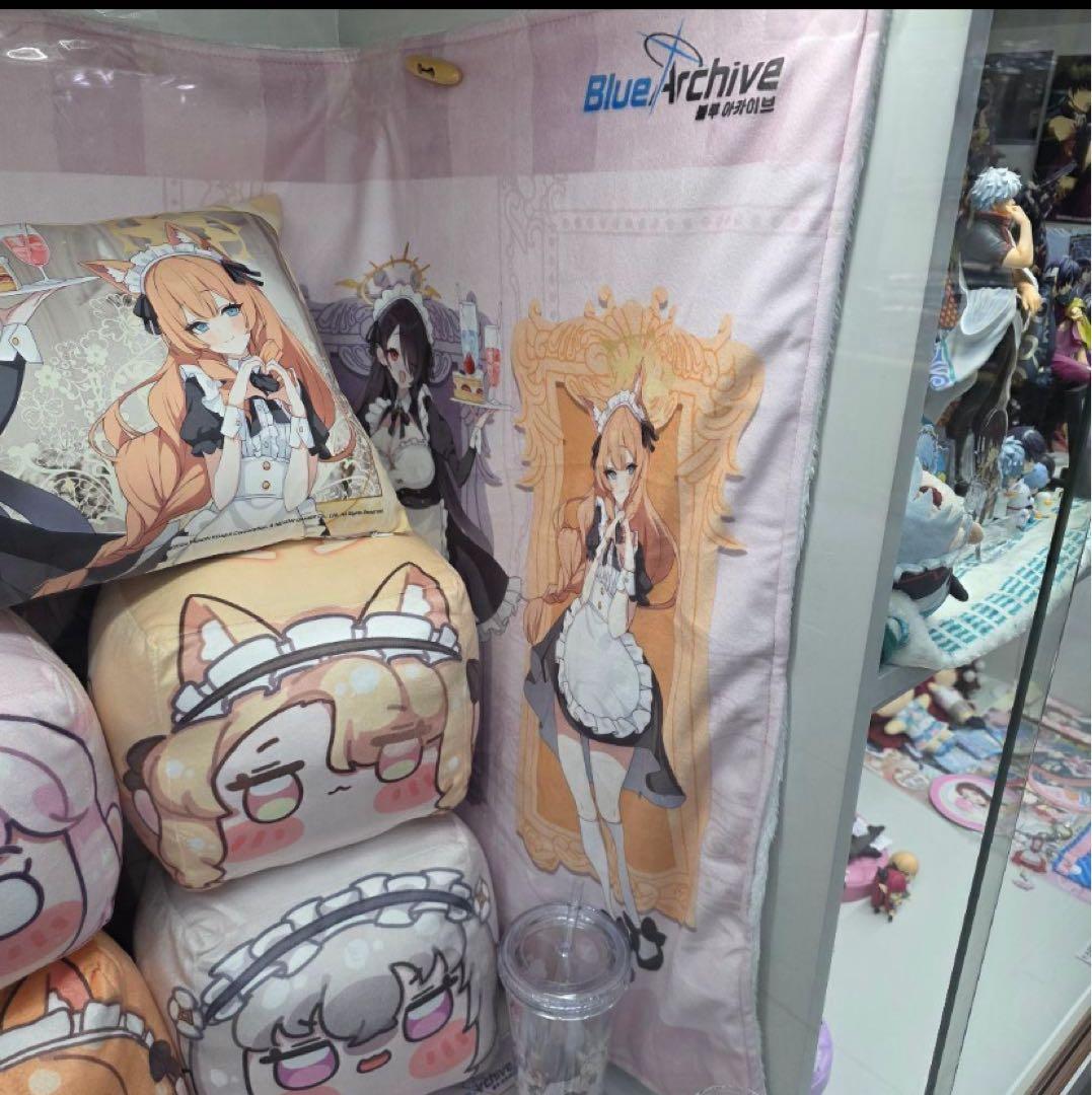 Blue Archive 韓国限定　ブルアカカフェ　ブルーアーカイブ　マント毛布