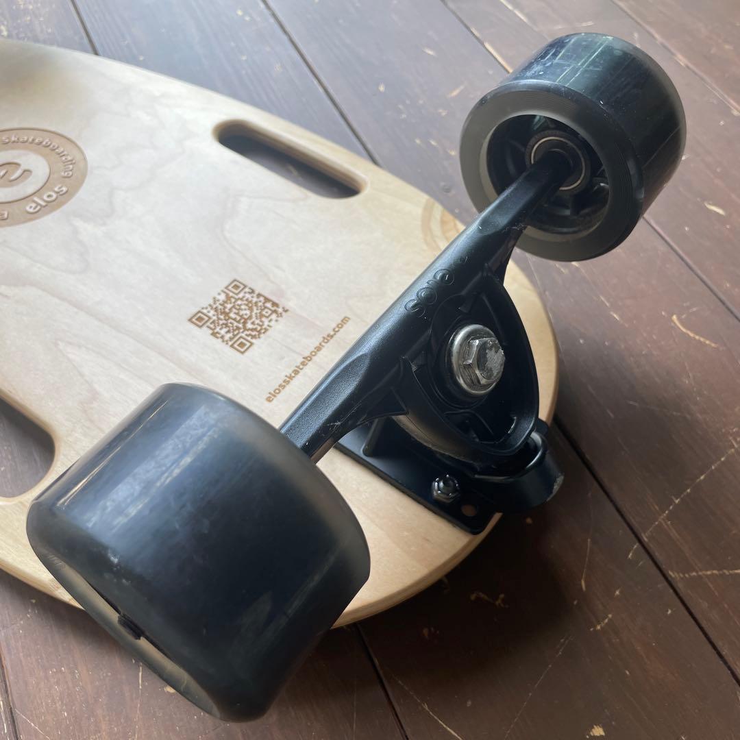 elos スケートボード★ブラック 袋付きイロスstateboard