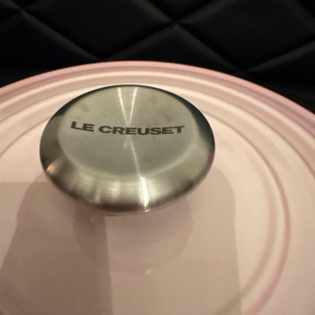LE CREUSET 鋳鉄製 両手鍋 24cm ピンク