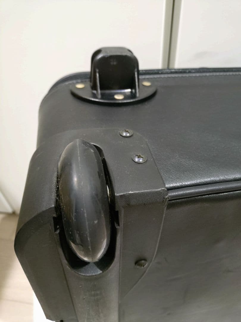 オールレザー LOEWE ロエベ アナグラム キャリーケース ブラック