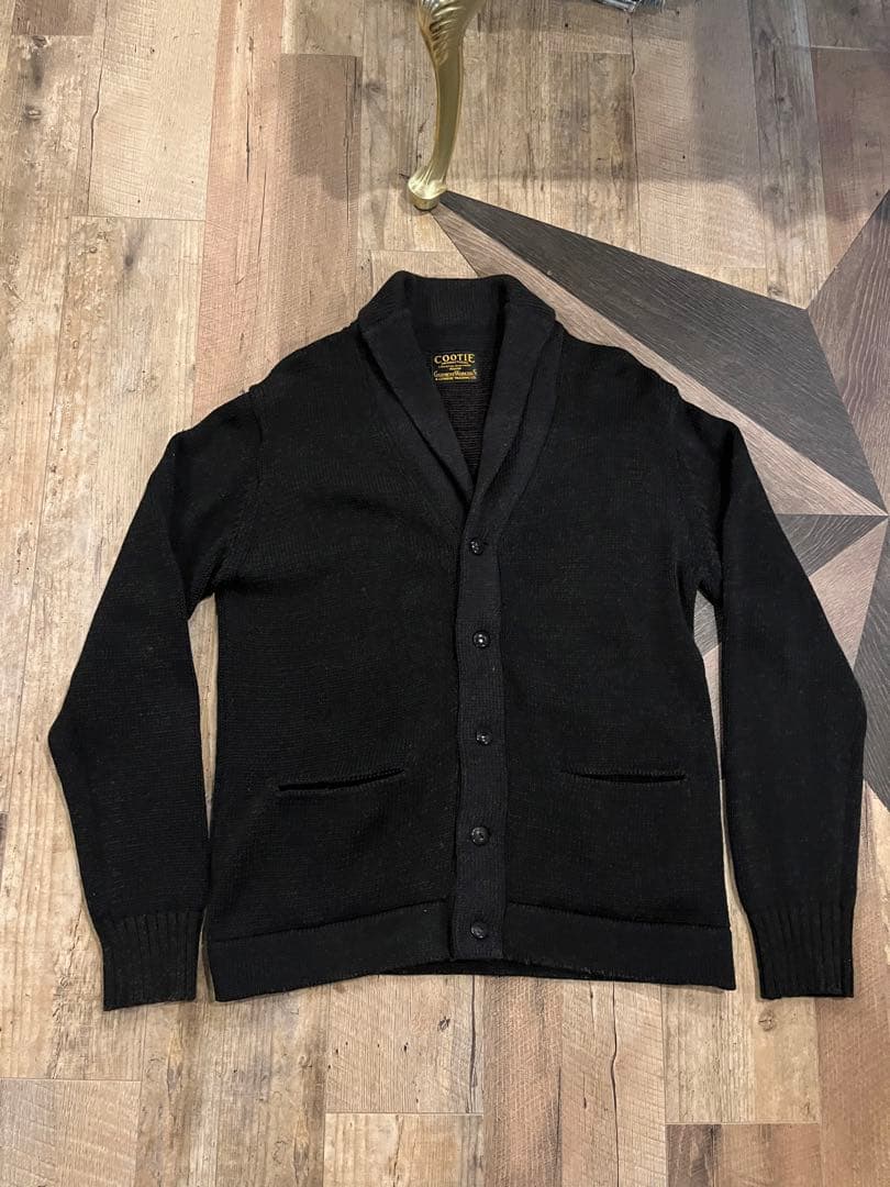 cootie ローゲージニット ショールカラー カーディガン クーティー