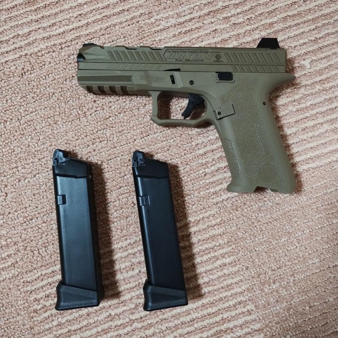 犬*げ様 POSEIDON ORION2 ガスブローバックハンドガン タンカラー