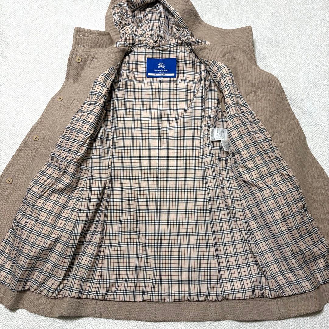 訳あり特価 BURBERRY BLUE LABEL ノバチェック ダッフルコート