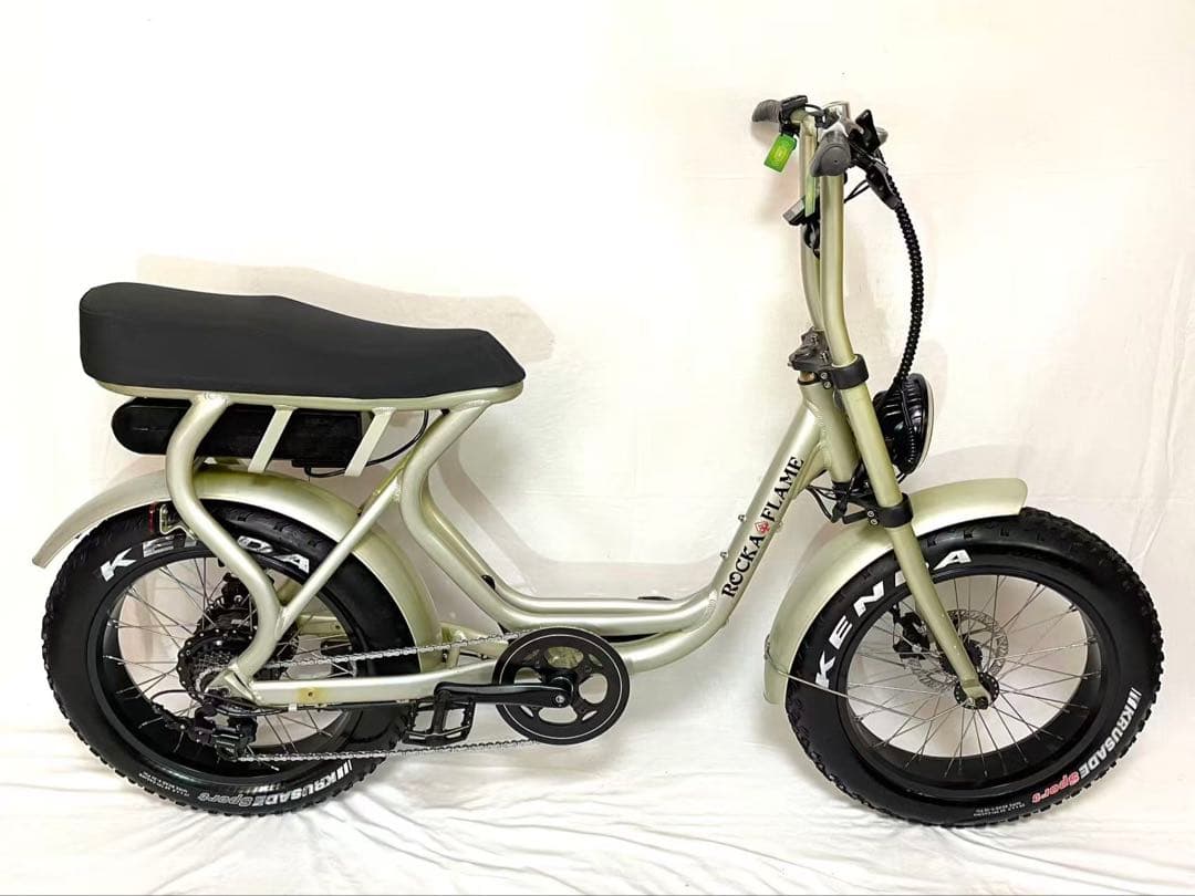 【動作確認済】送料無料 ROCKA FLAME ディスク式 電動アシスト自転車