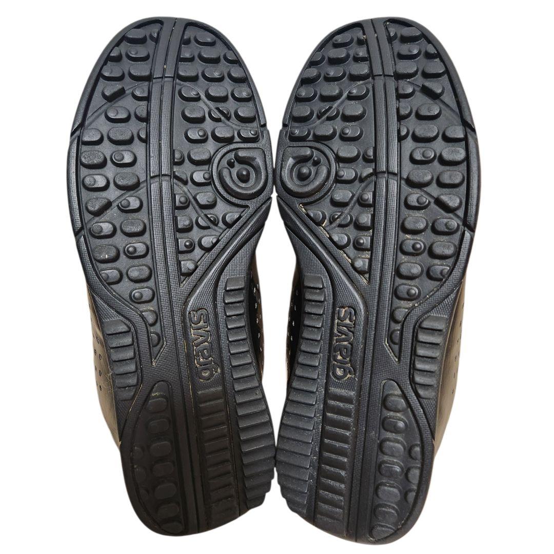 【お嬢】MARK&LONA×gravis ゴルフシューズ 黒×金 27㎝