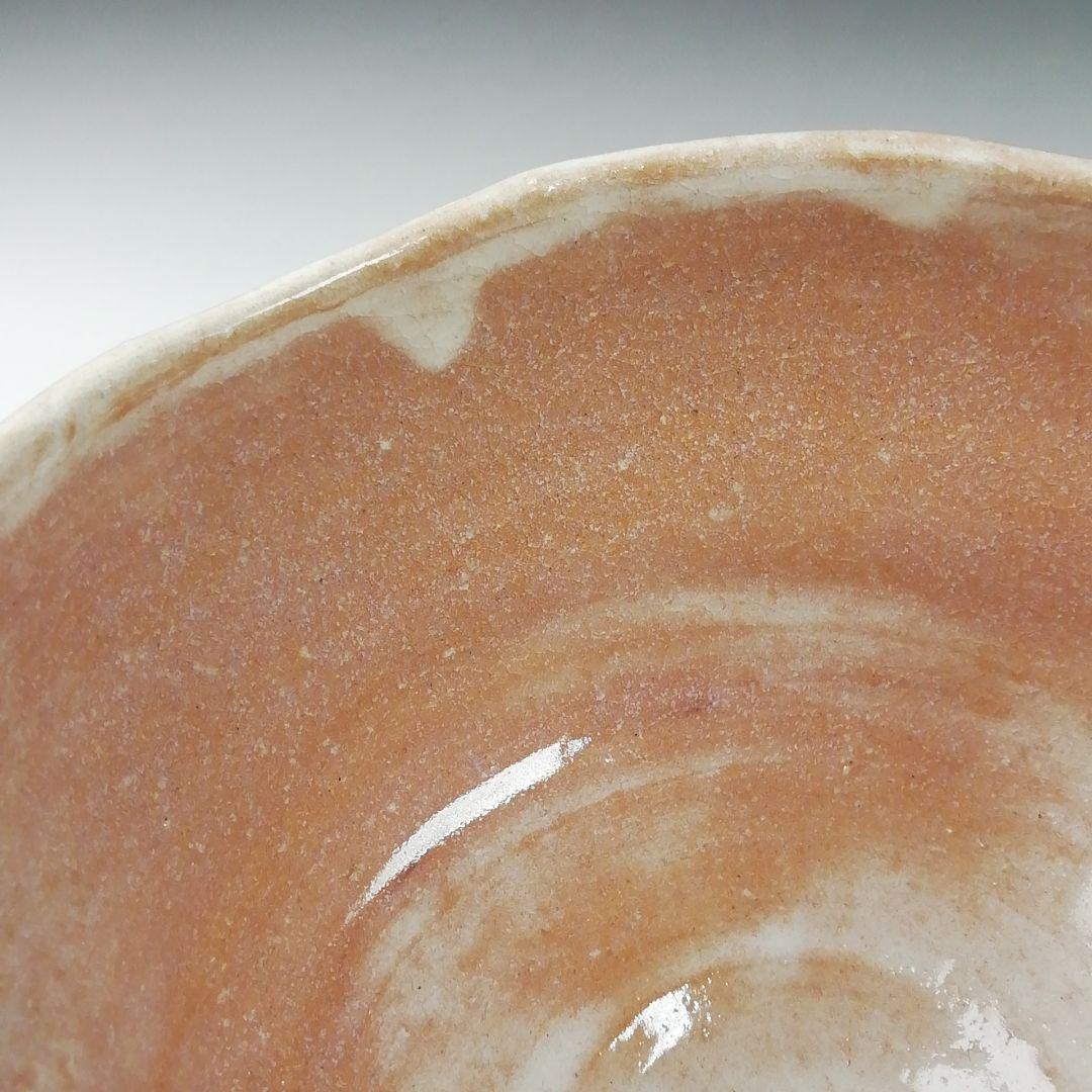 Ｔ６００　茶碗　『掛分釉　秋草』『近藤清泉 造』　共箱　抹茶碗　茶道具