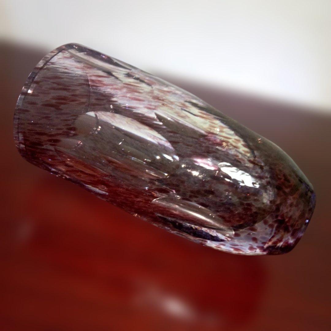 ☆未使用☆　KAMAYギャラリー　ガラス　フラワーポット　手作りガラス花瓶