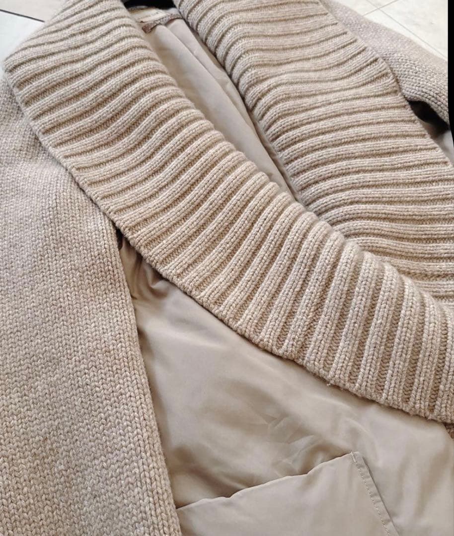 フォクシー ダウン&カシミヤ100% ニットコートDAISY LIN FOXEY