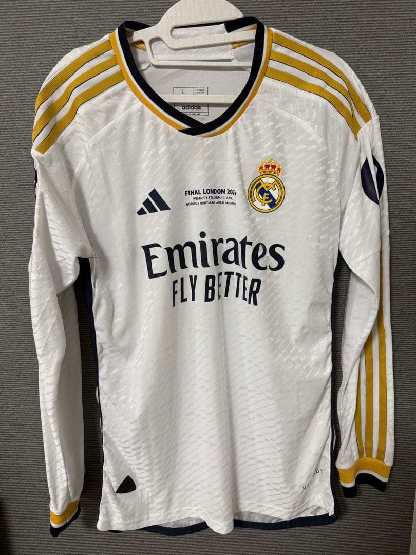 レアル・マドリード　オーセンティック長袖　ユニフォーム　23-24 ベリンガム