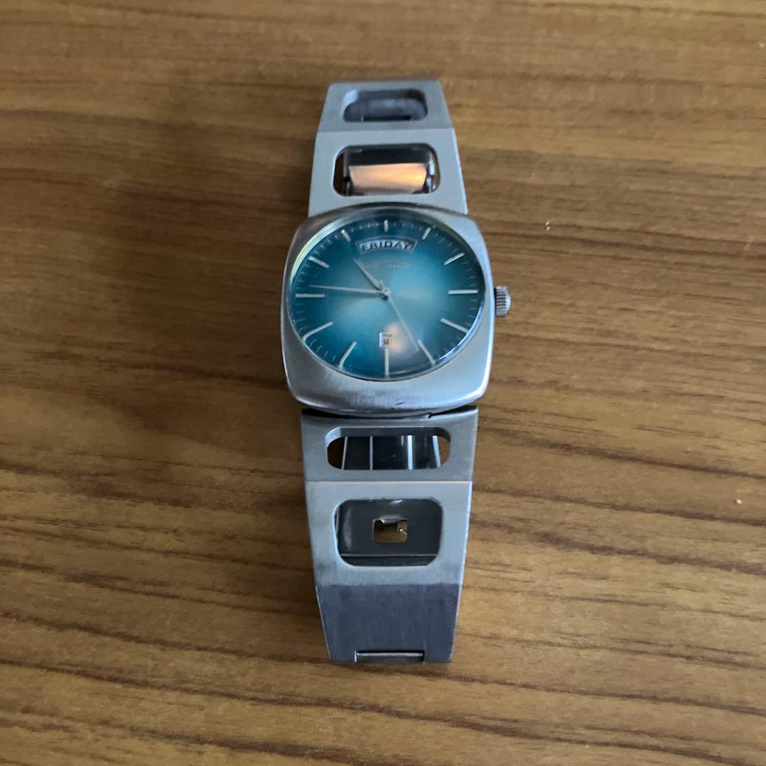 Paul Smith ポールスミス 青 スクエア 腕時計