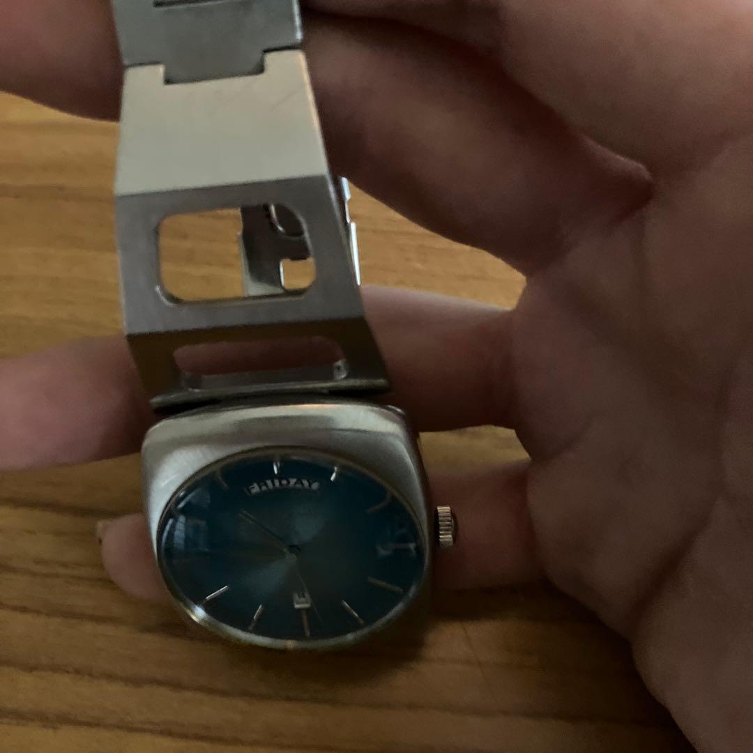 Paul Smith ポールスミス 青 スクエア 腕時計