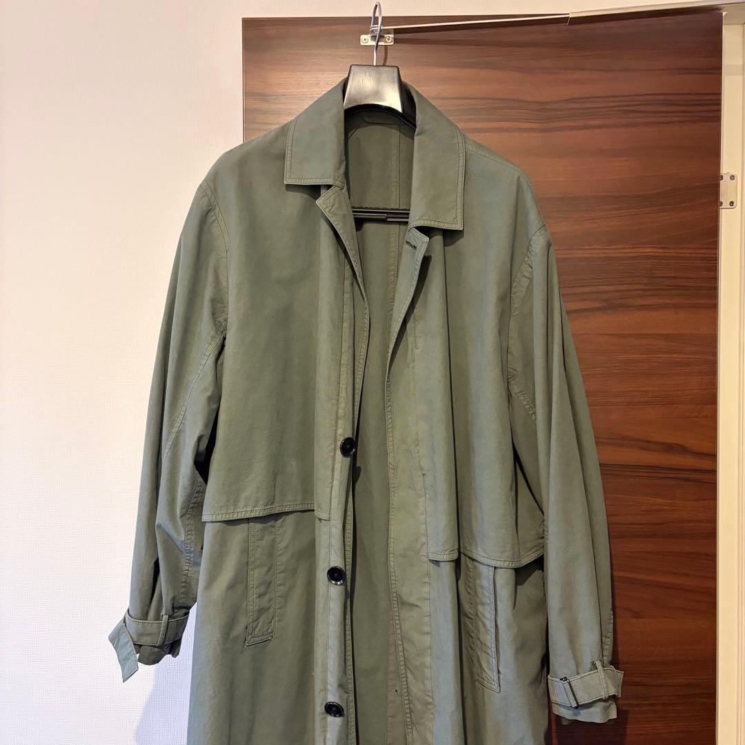 名作 Lemaire 21AW storm flap coat S