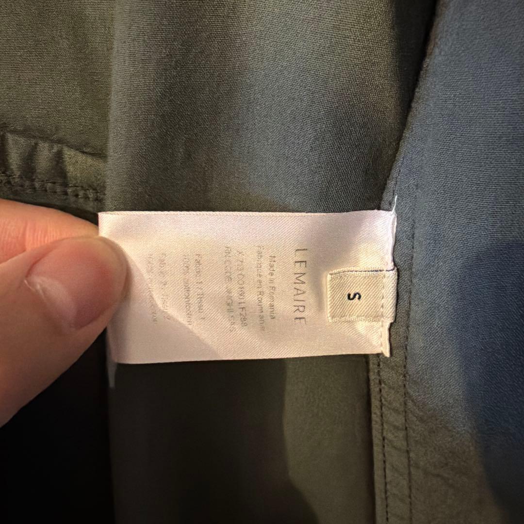 名作 Lemaire 21AW storm flap coat S