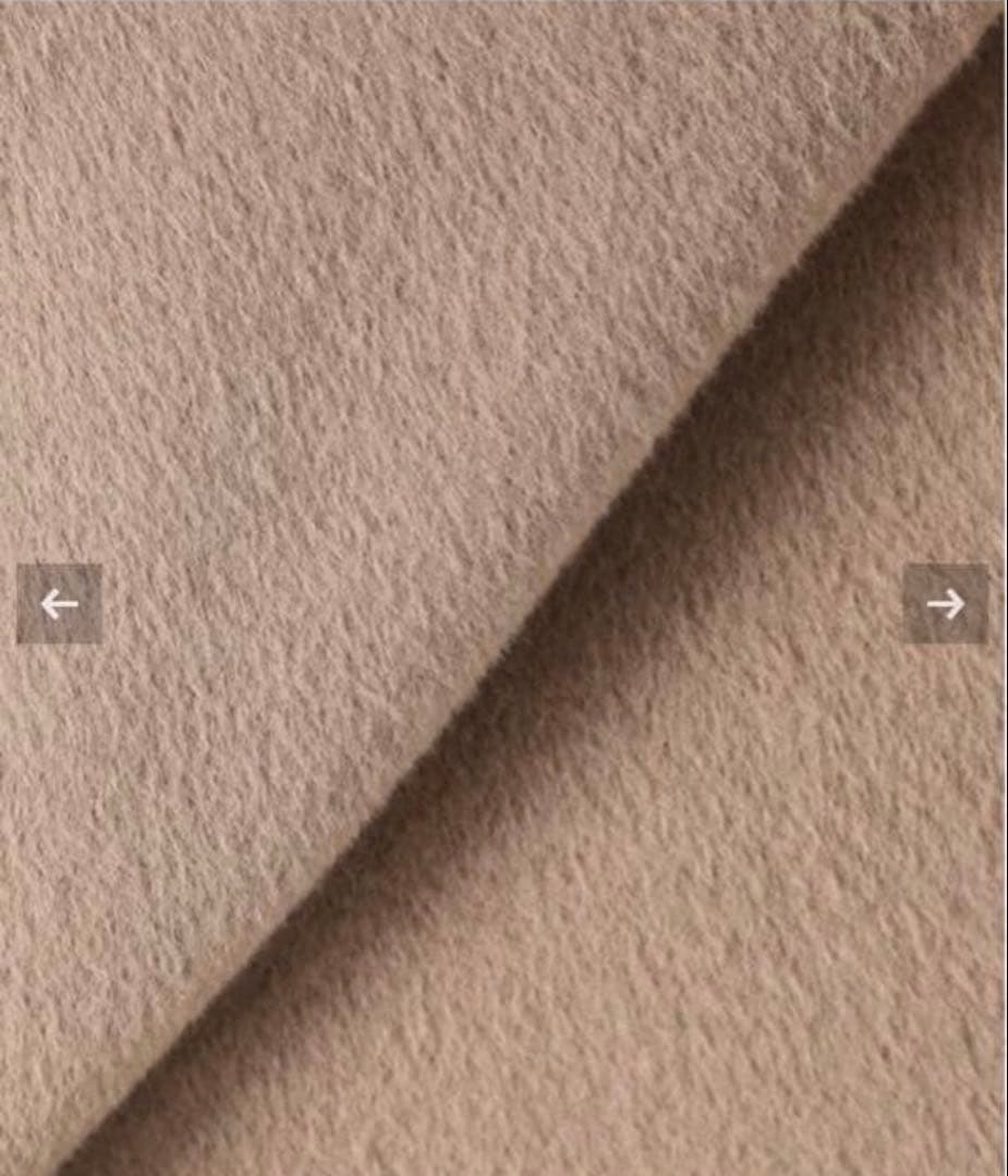 【美品】Deuxieme Classe ウールアンゴラリバーコート　ベージュ