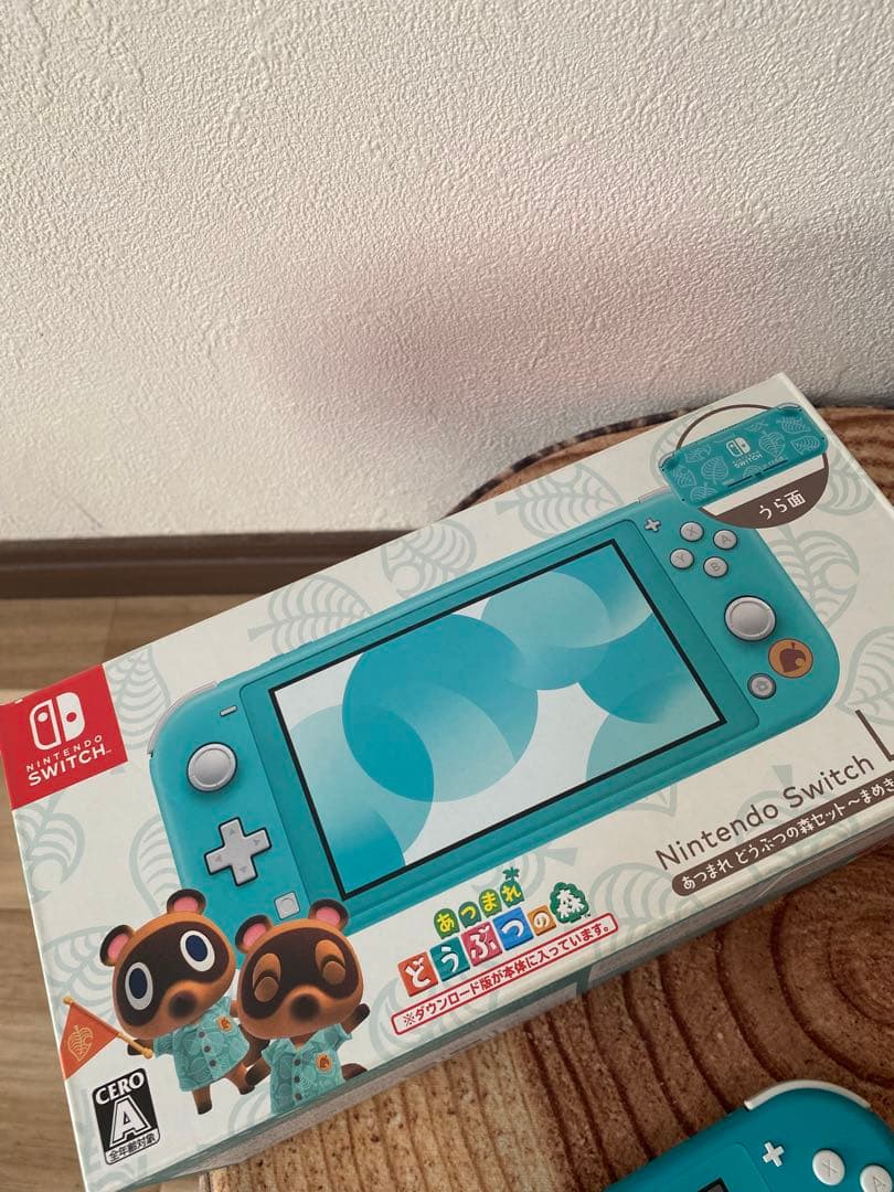 Switch Lite あつまれ どうぶつの森 まめきち&つぶきち アロハ柄