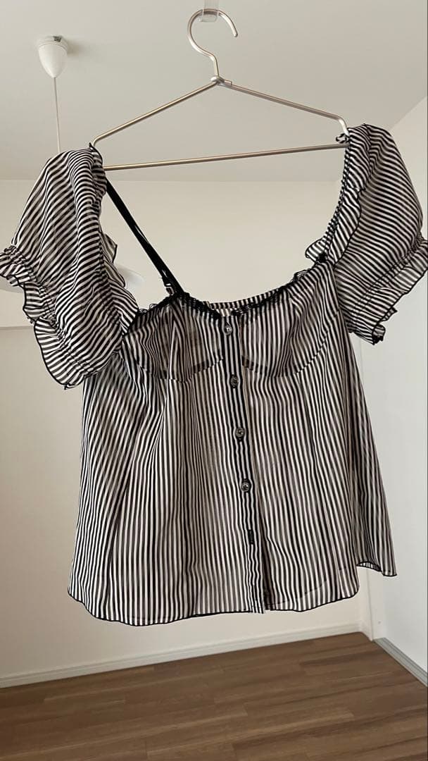 alice auaaアリスアウアア＊ストライプブラウス