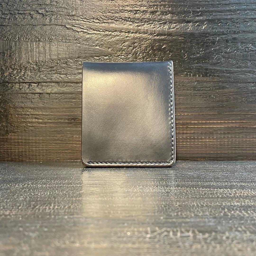 HORWEENクロムエクセル　スリムウォレット　コンチョカスタム　シルバー925