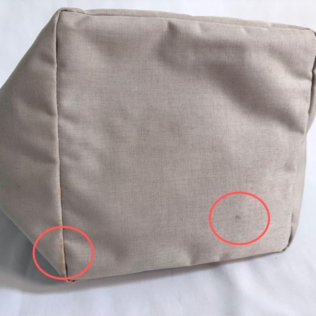 エルベシャプリエ　舟型トート　グレー　袋あり　シンプル