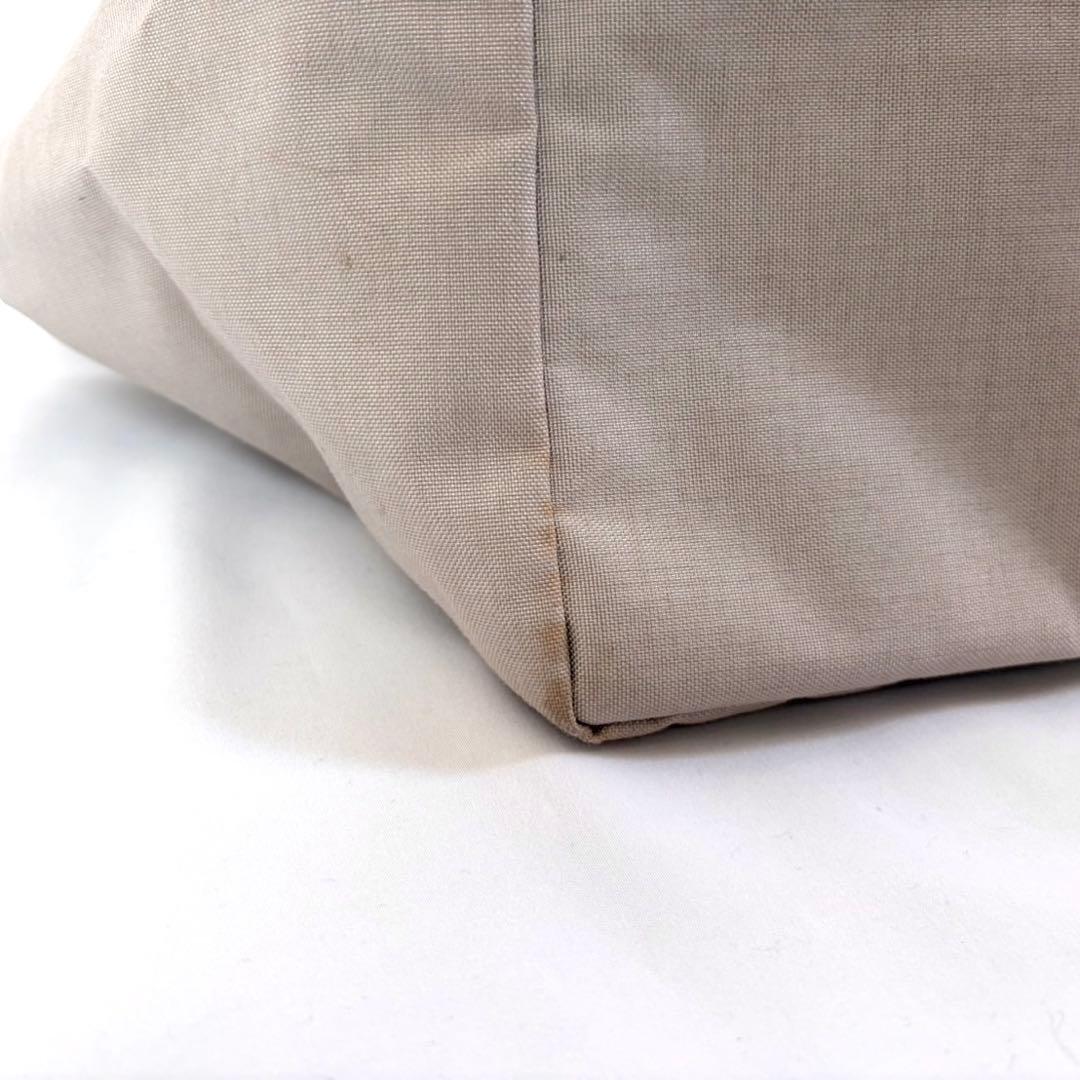 エルベシャプリエ　舟型トート　グレー　袋あり　シンプル