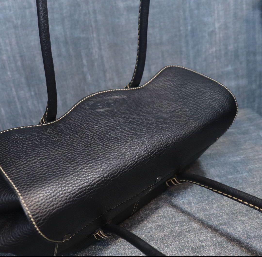 TOD'S Corniche Wave トートバッグ トッズ 黒