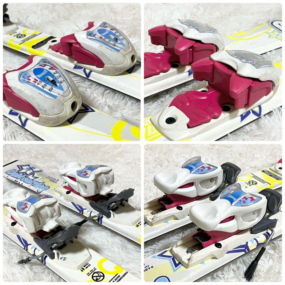 【良品】 120cm ジュニアスキー　4点セット Pure conscious