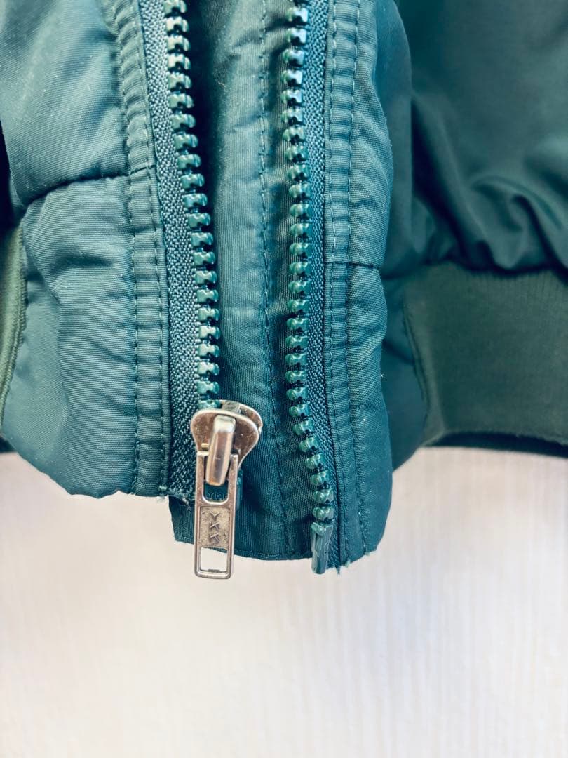 な*と様 Patagonia グリーン ジップアップブルゾン