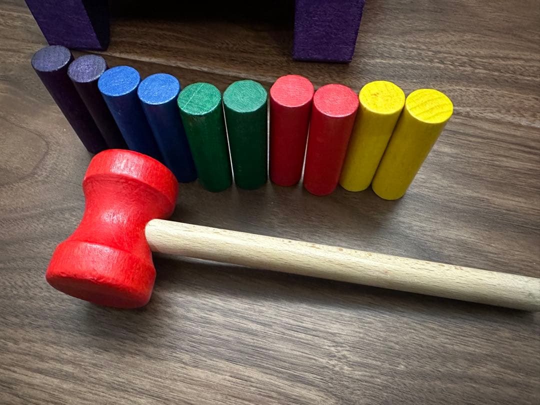 大工さん ニック社木製 知育玩具 ハンマートイ