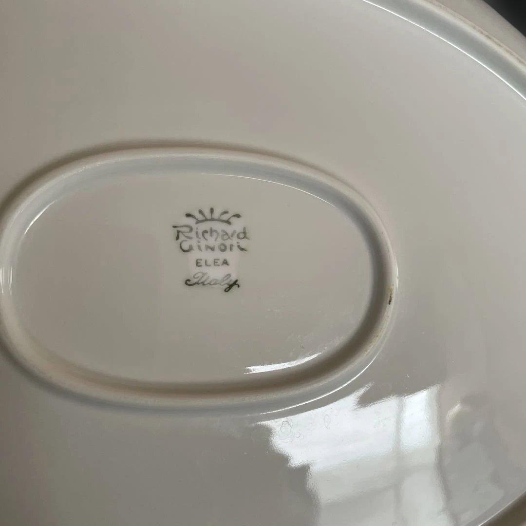 Richard Ginori ホワイト大皿6点セット