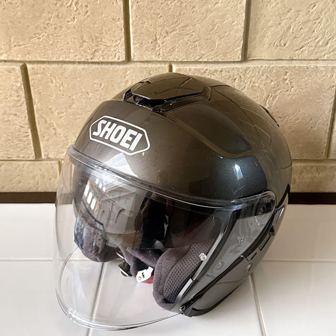 【美品】SHOEI J-Cruise アンスラサイトメタリック Lサイズ