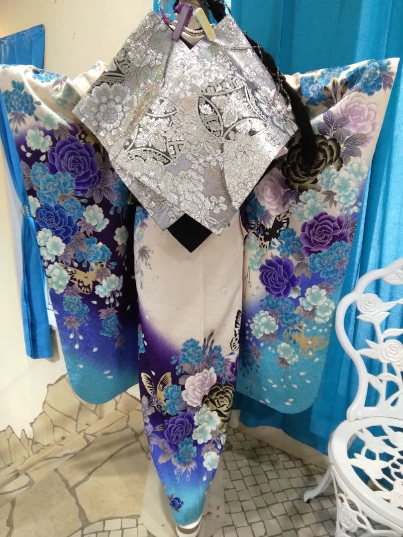 ❰専用です‼️❱半襟重ね衿帯揚げ帯締め、西陣袋帯、襦袢、ガード加工、バック草履