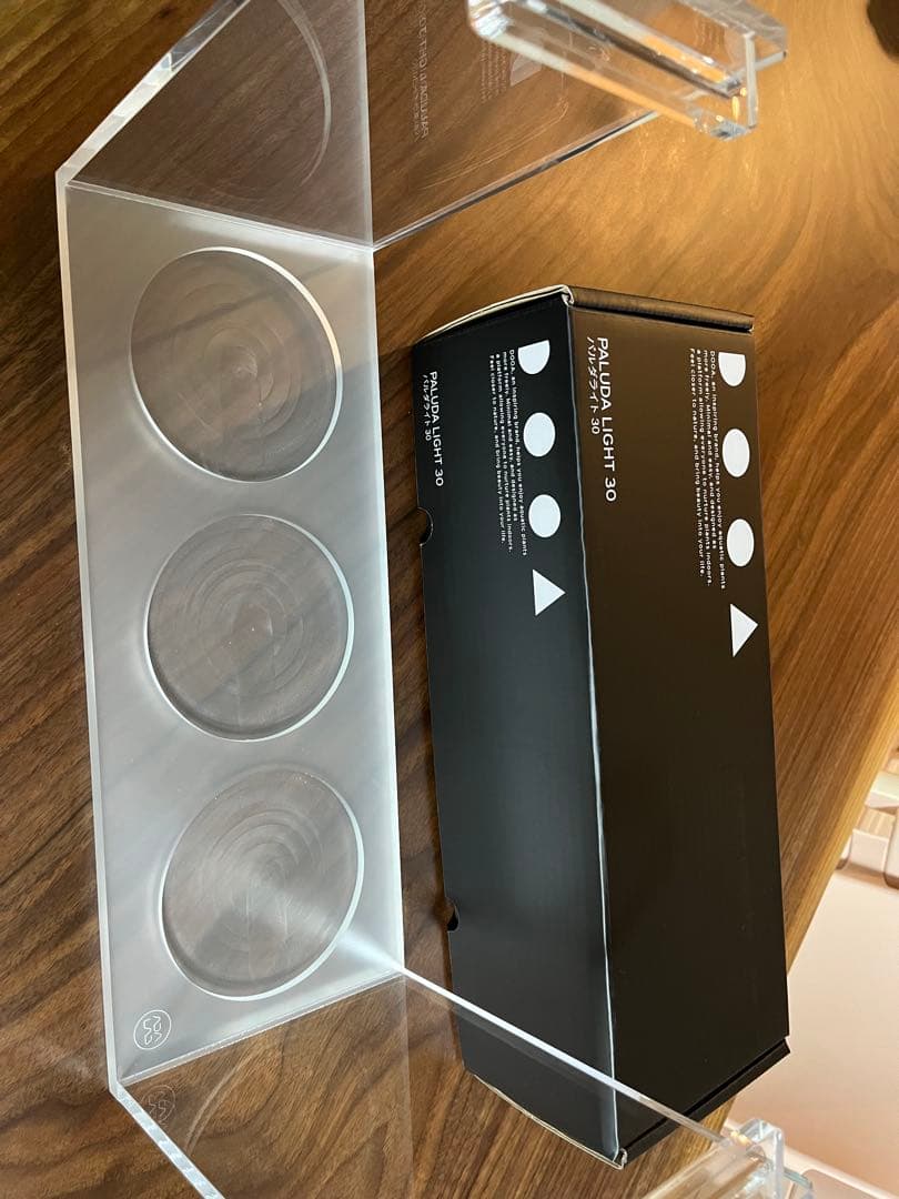 PALUDA LIGHT 30 ガラスポッドMARU用展示スタンドセット