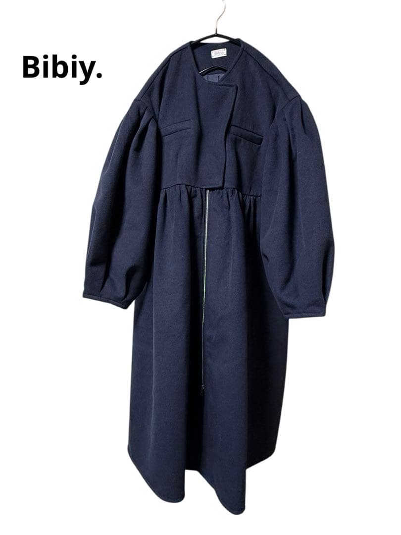 Bibiy. OPHELIA COAT ネイビー