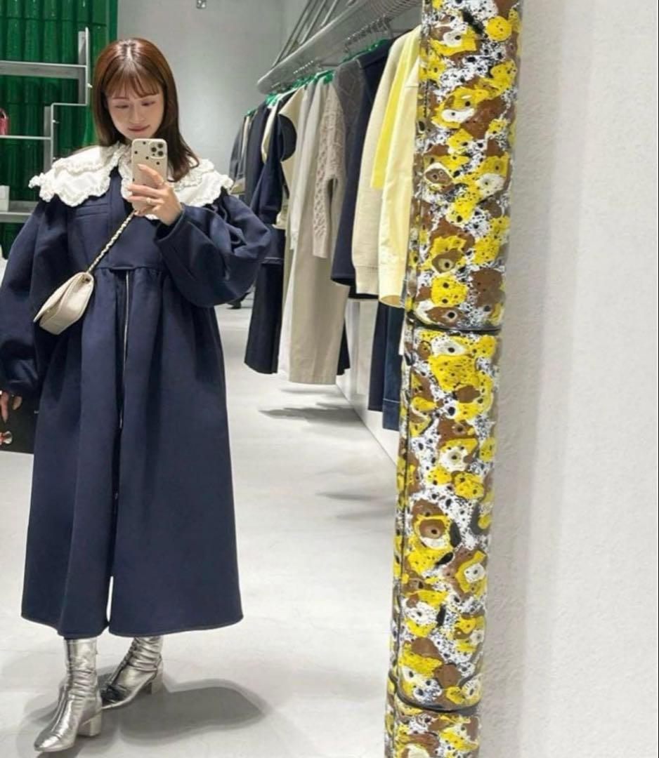 Bibiy. OPHELIA COAT ネイビー