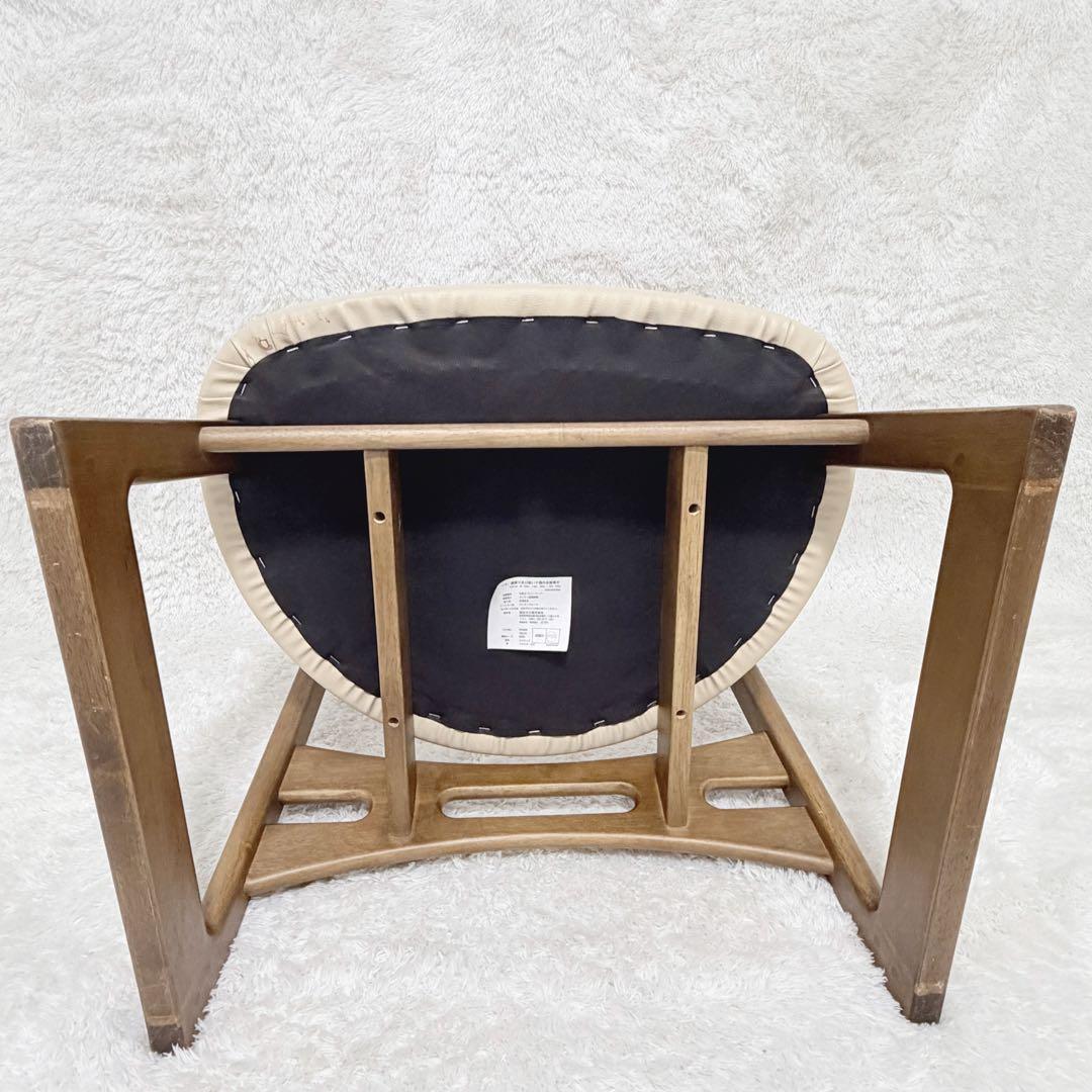 さ*ち様 起立木工 Casper キャスパーチェア ローチェア 天然木 合皮