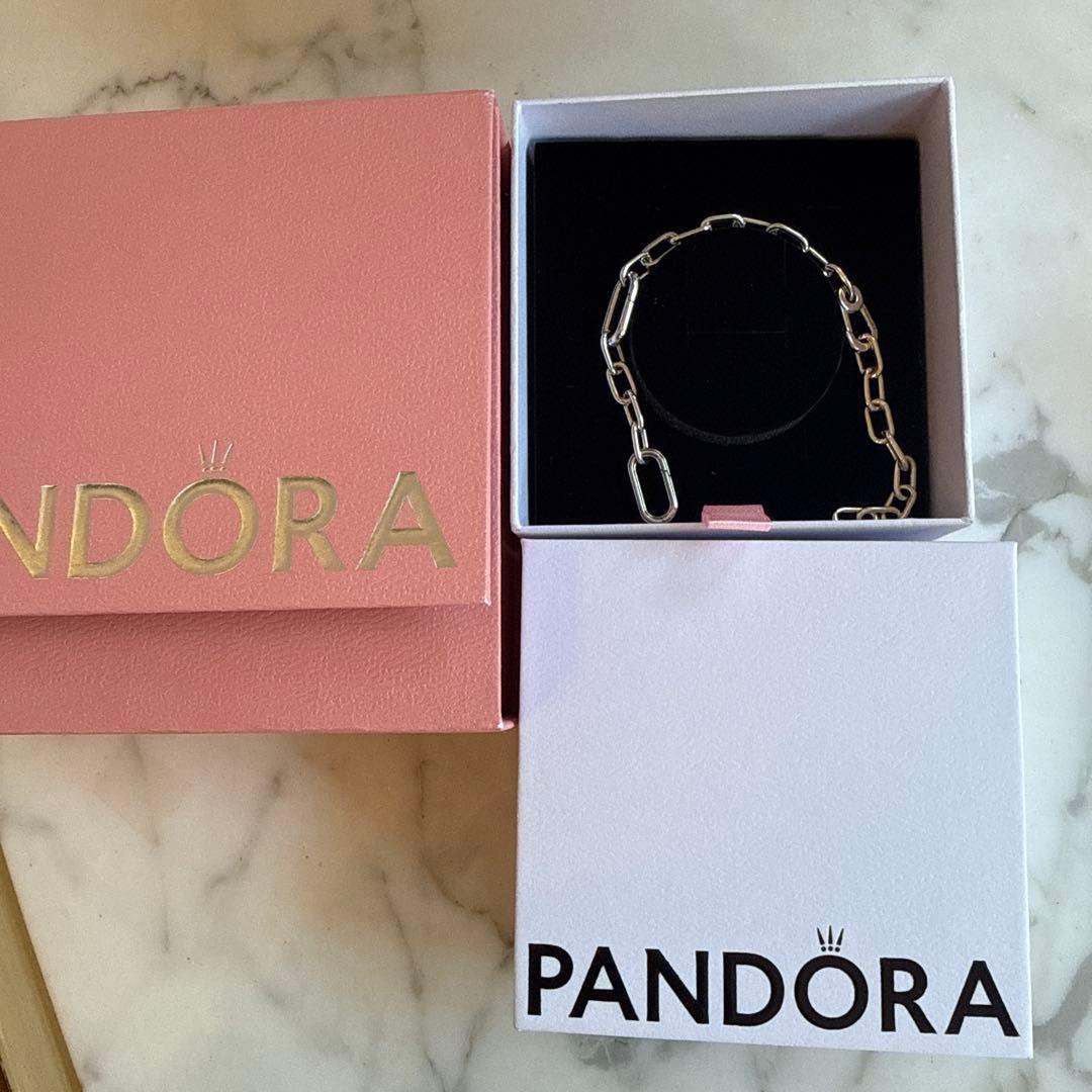 Pandora シルバーチェーンブレスレット