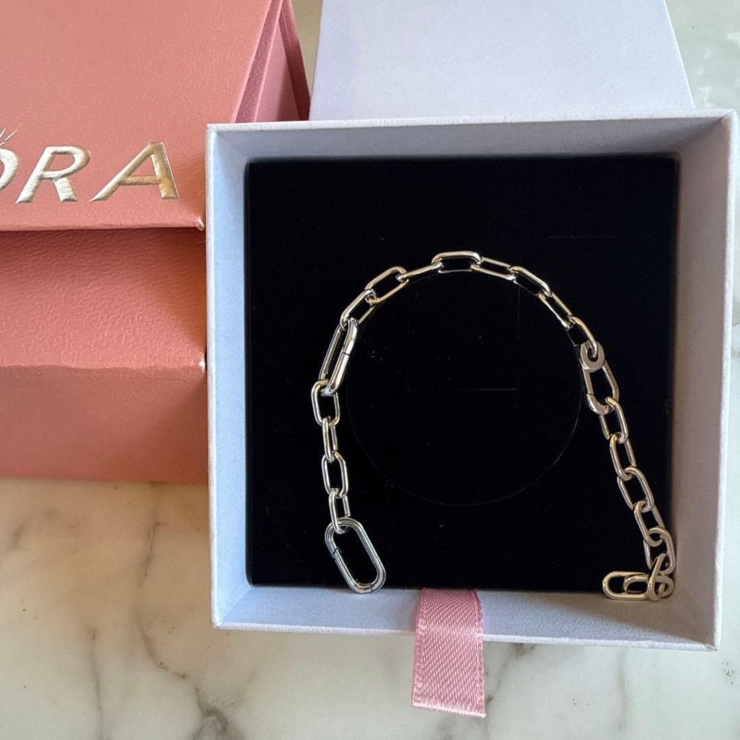 Pandora シルバーチェーンブレスレット