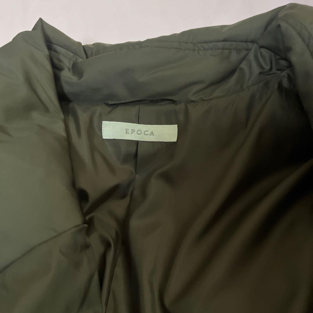 恵*巳様 エポカ　オリーブグリーン 中綿（ダウン90%フェザー10%ロングコート
