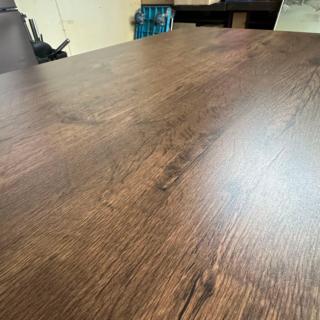 『美品』昇降木製ダイニングテーブル ダークブラウン