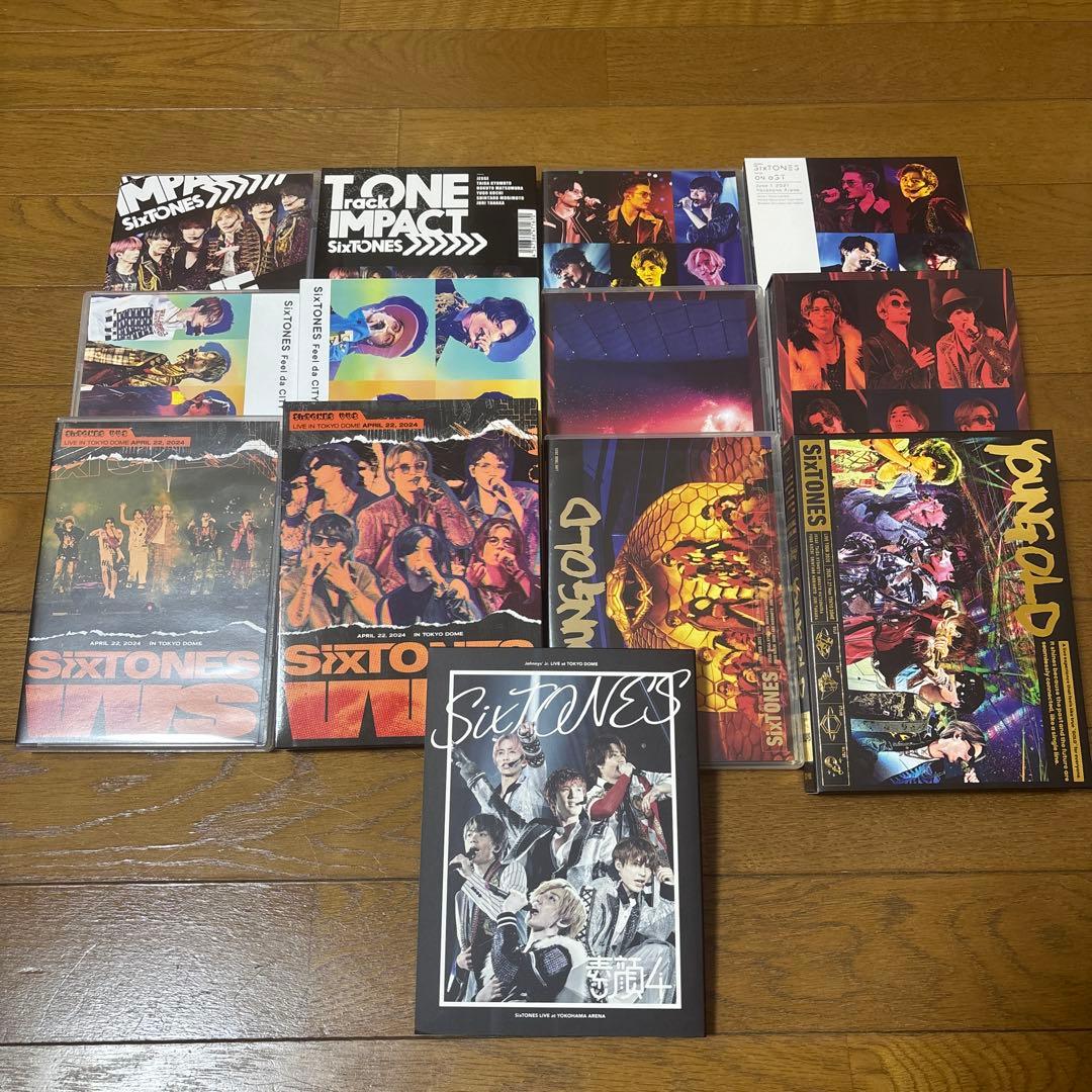 SIXTONES ライブ　円盤　DVD Blu-ray まとめ売り　素顔4