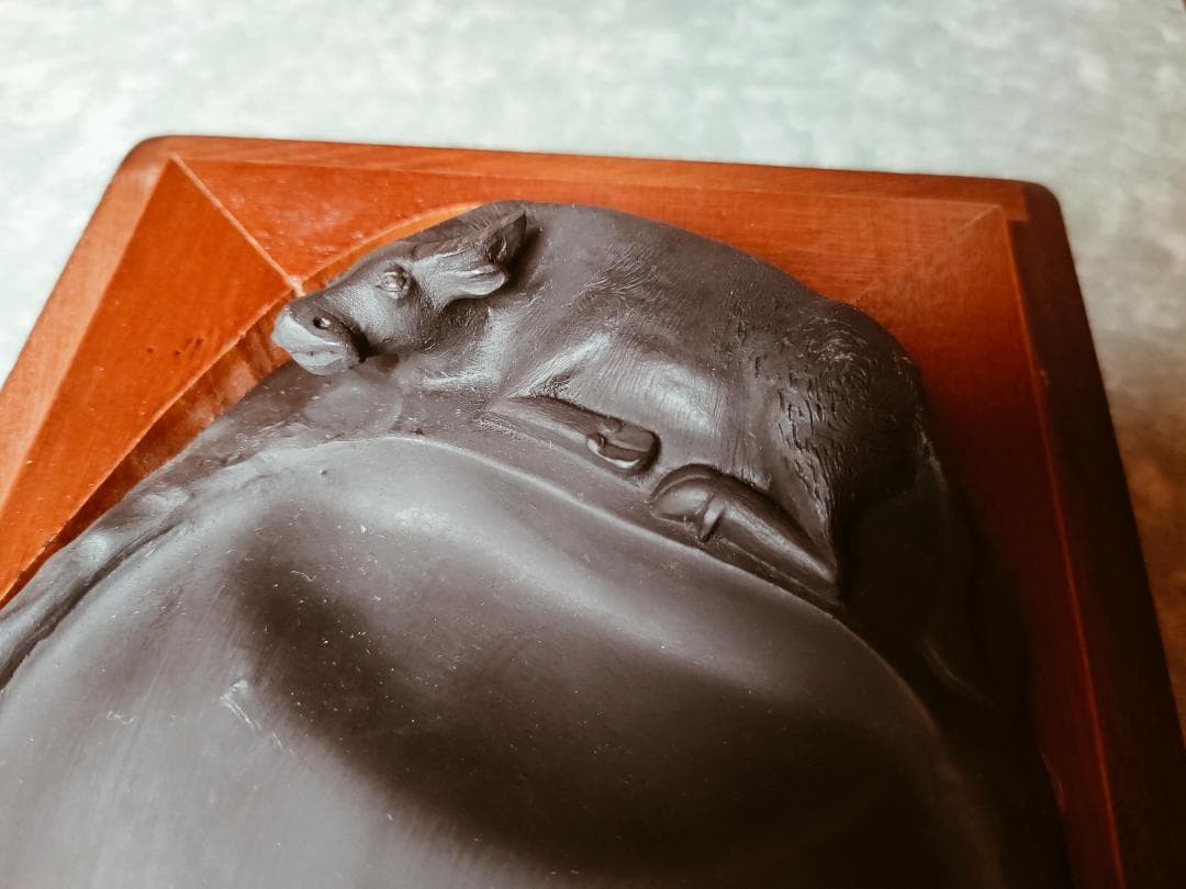 台湾土産  硯 水牛 中国土産