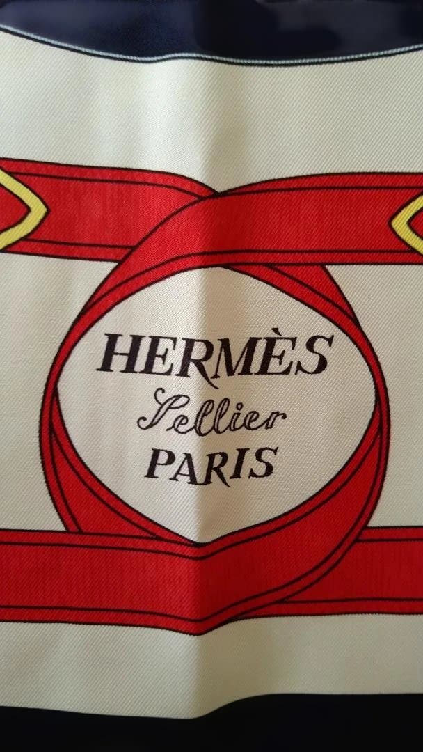HERMÈS スカーフ シルク100% 正規品 フランス製