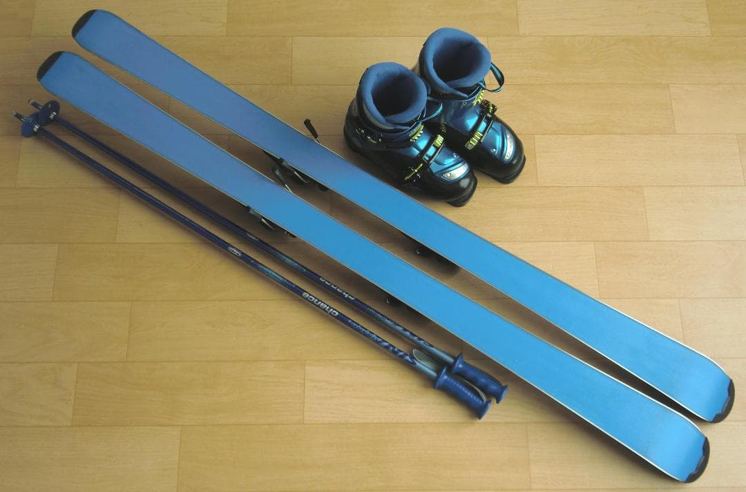 ■■送料無料■CARVING■子供用スキーセット■140/24■WAX■