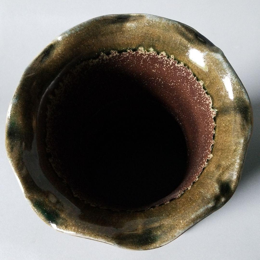 信楽焼傘立て  ビードロ鼓型 高さ４０cm