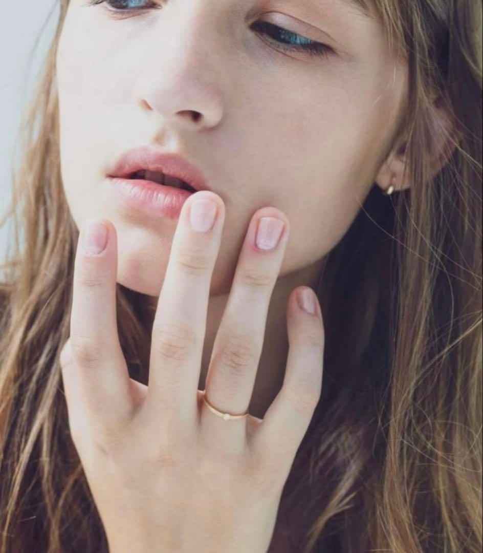 ete（エテ） の「K10YG レイヤード ダイヤモンド リング