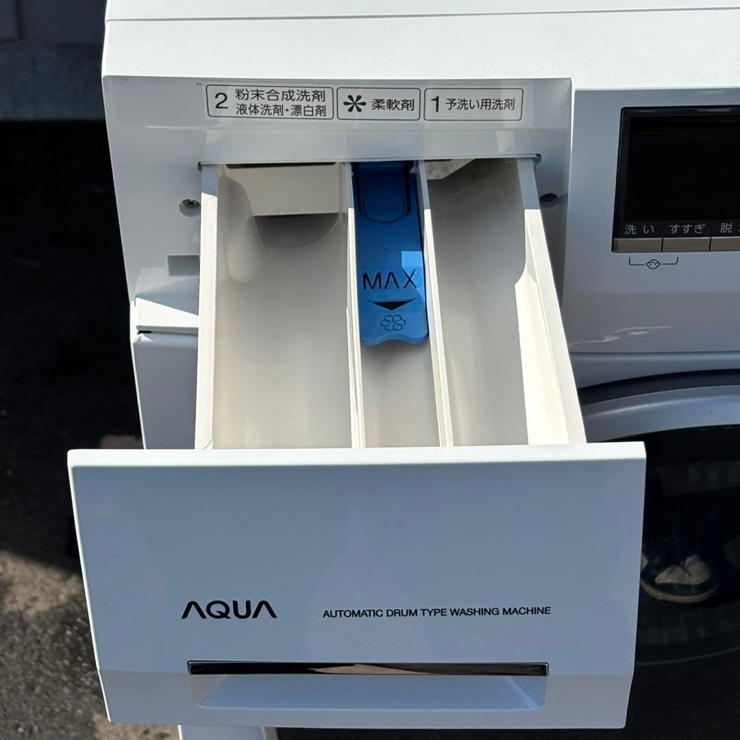 ♪送料込！設置対応◎2022AQUA 8kgドラム式洗濯機 AQW-FV800E