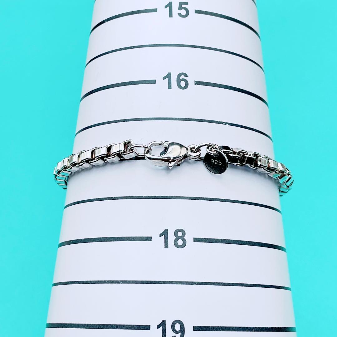 ◇ティファニー◇新品仕上済 ベネチアン ブレスレット 925 15.2 シルバー