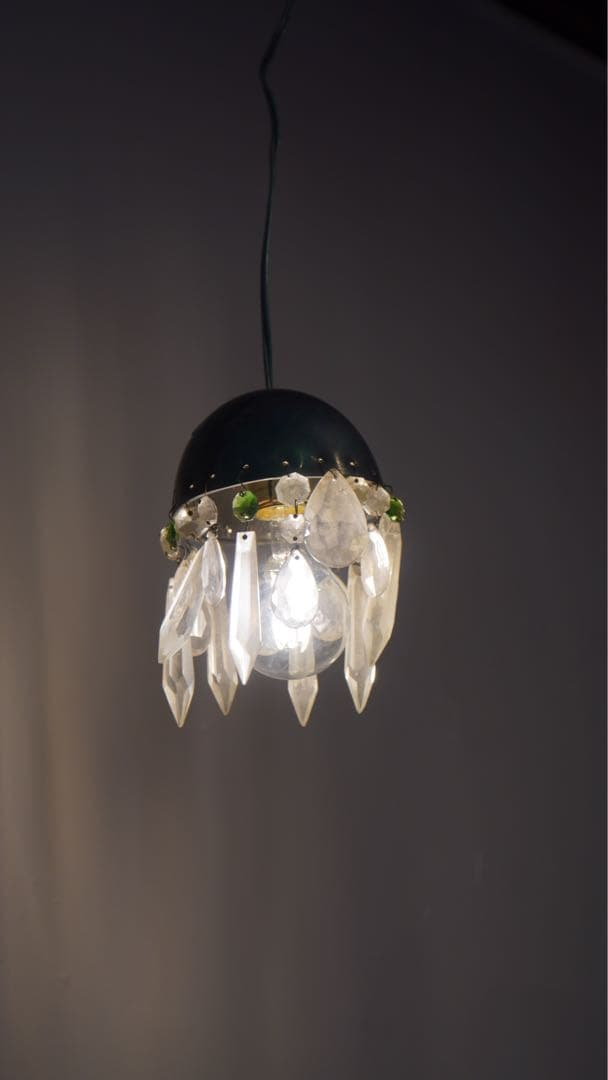 【アンティーク】ミニシャンデリア　ペンダントライト　イギリス　フランス