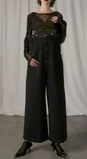 PRANK PROJECTオーバーウエスト2WAYサロペット　BLACK